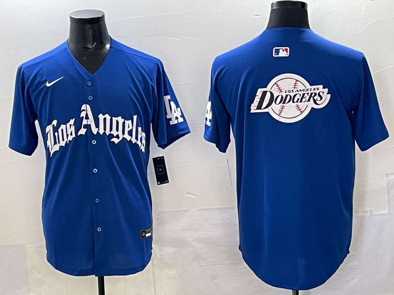 Men Los Angeles Dodgers Blank Blue 2025 Nike MLB Jersey style 0046->los angeles dodgers->MLB Jersey